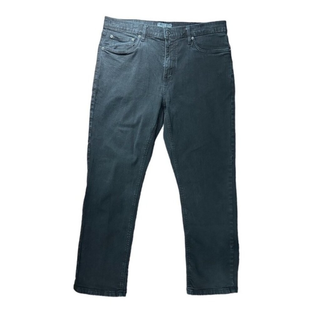 Urban Star Straight Leg Jeans Black Size 36 x 31